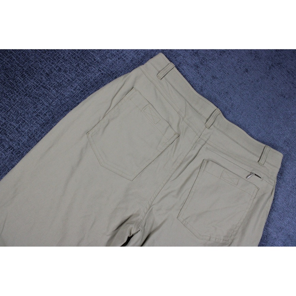 Gerry Mens Fleece Lined Adventure Pants Tan Khaki Hiking Utility 32x30 Stretch - Picture 5 of 11